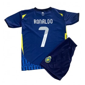 Dětské fotbalový komplet Al-Nassr Cristiano Ronaldo #7 Venkovní košile 2024-25 Krátkým Rukávem